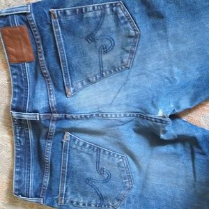 AG Denim The Everett Slim Straight distressed